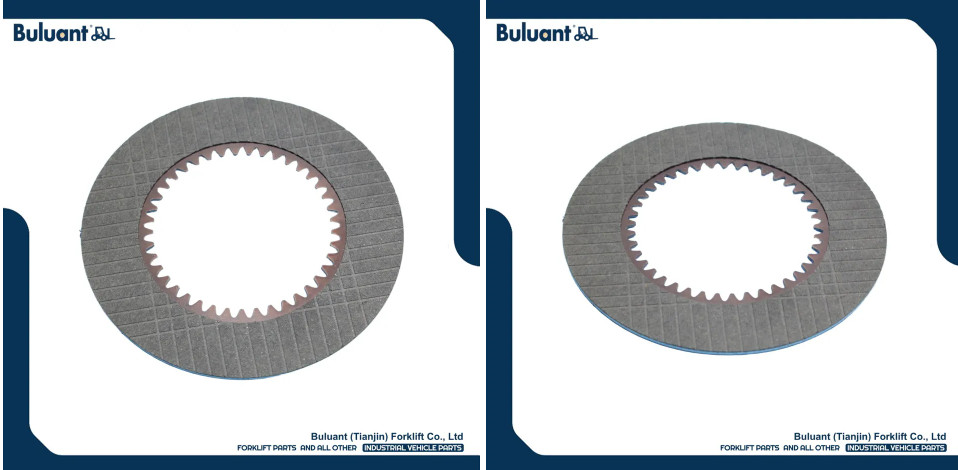 Buluant (Tianjin) Forklift Co., Ltd product display featuring multiple types of forklift engine mounts. The image shows a variety of engine mount models with thickened anti-vibration rubber cores, galvanized metal mounting brackets, and precision-machined fixing holes. Key advantages: strong load-bearing capacity, low noise operation, and compatibility with mainstream forklift brands (KION, HYSTER-YALE, TOYOTA, HELI). Bottom section displays Buluant logo, company name Buluant (Tianjin) Forklift Co., Ltd, and slogan 'FORKLIFT PARTS AND ALL OTHER INDUSTRIAL VEHICLE PARTS'.